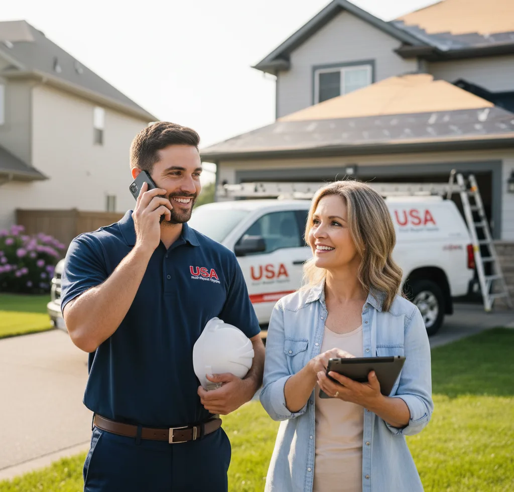 USA Roof Repair Experts customer support in Pemberville